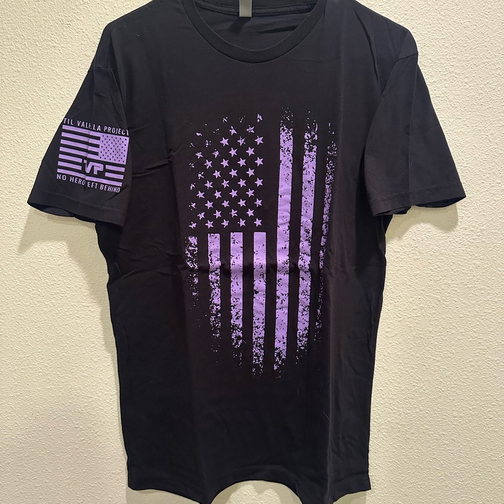 Black and Purple Graphic Men's T-Shirt